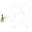 4 cordes de rechange Milky pour instruments à cordes 1