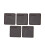 5Pcs Cutting Mat PVC Mini Cute Double Color Self 4