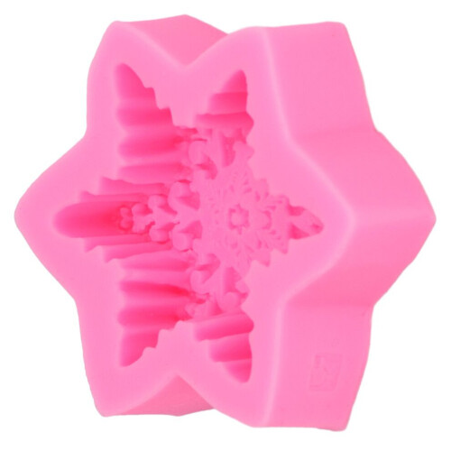 Fondantformar 3D Snöflinga Premium Material 1