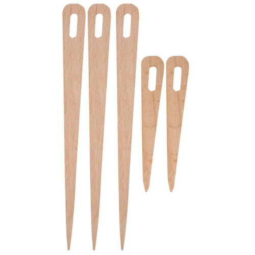 5 st DIY trästickor med stora ögon, gobeläng