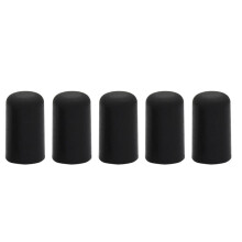 5Pcs Portable Black Cello Rubber Endpin Tip
