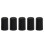 5Pcs Portable Black Cello Rubber Endpin Tip 1