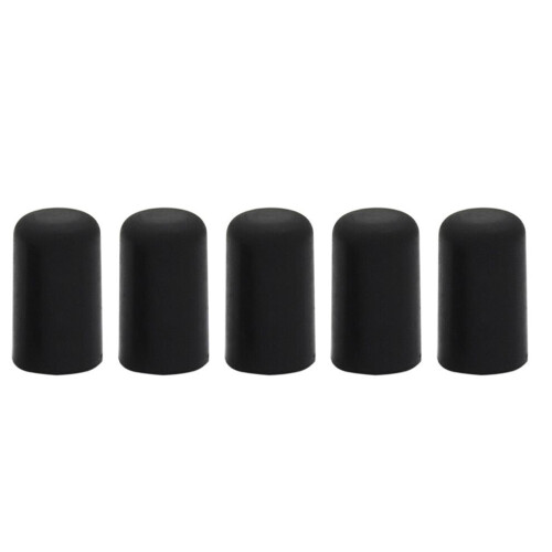 5Pcs Portable Black Cello Rubber Endpin Tip