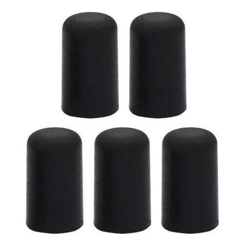 5Pcs Portable Black Cello Rubber Endpin Tip 1