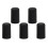 5Pcs Portable Black Cello Rubber Endpin Tip 3