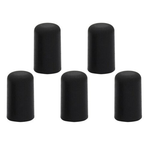 5Pcs Portable Black Cello Rubber Endpin Tip 2