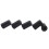 5Pcs Portable Black Cello Rubber Endpin Tip 4