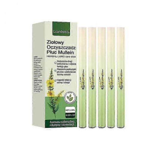 (5PCS)1-5x Lung Cleanse with Herbal Diffuser Pen