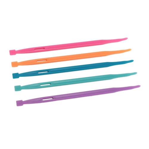 5Pcs Sewing Thang Set Plastic 5 Colors Big Holes 2