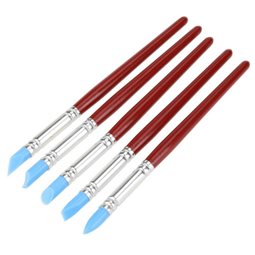 5pcs Rubber Tip Paint for Clay Sculpture Pottery 1
