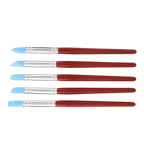 5pcs Rubber Tip Paint for Clay Sculpture Pottery 2