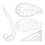 4Pcs Curve Ruler MultiFunction Vary Form Sewing 2