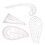 4Pcs Curve Ruler MultiFunction Vary Form Sewing 5