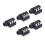 5 stuks stereo jack-aansluitingen 6,35 mm 6P microfoon 4