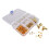 Juego de 465 chinchetas doradas multiusos decorativas 2