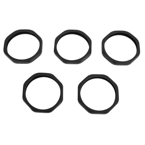 5 stuks microfoon anti-rol ring siliconen ronde microfoon
