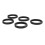 5 stuks microfoon anti-rol ring siliconen ronde microfoon 4