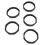 5 stuks microfoon anti-rol ring siliconen ronde microfoon 3