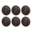 Set van 50 broekknopen, 17 mm rond, roestvrij staal 3