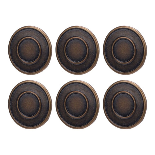 Set van 50 broekknopen, 17 mm rond, roestvrij staal 2