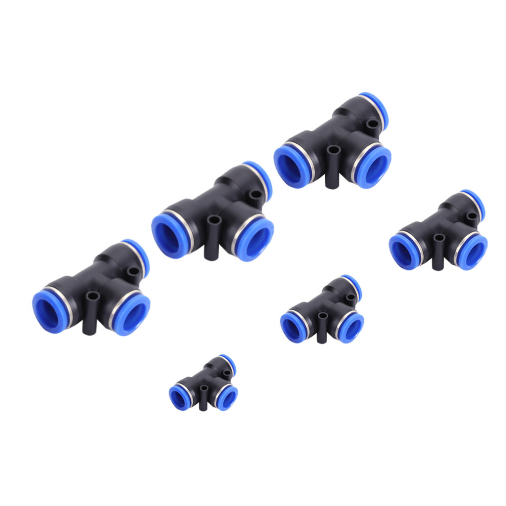 35Pcs Air Hose Tee Union Connector Set 4-16Mm Quick Fittings Durable 8751362767958