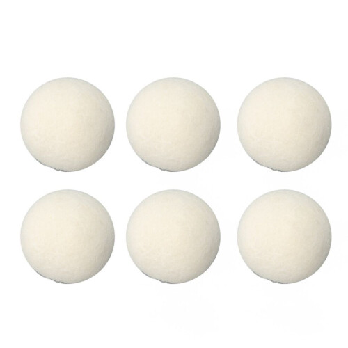 6 Pcs Wool Drying Balls High Density Adsorb