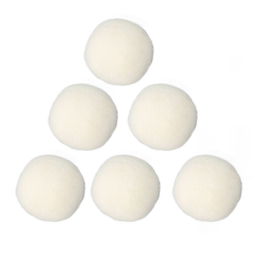 6 Pcs Wool Drying Balls High Density Adsorb 1