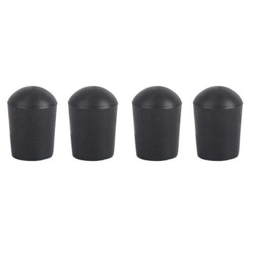 4 st svarta gummispetsar för cello, ändstift, halkfria
