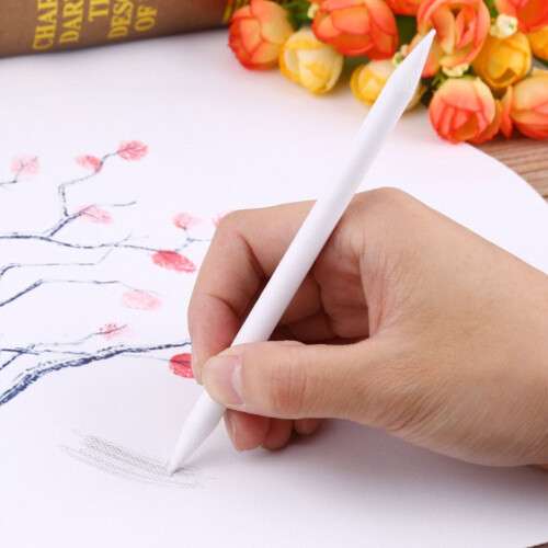 6Pcs Double Head Sketch Paper White Pen Pastel 2