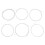 6 delar Oud-strängset 1G 2D 3A 4E 5B 6F Nylon 1