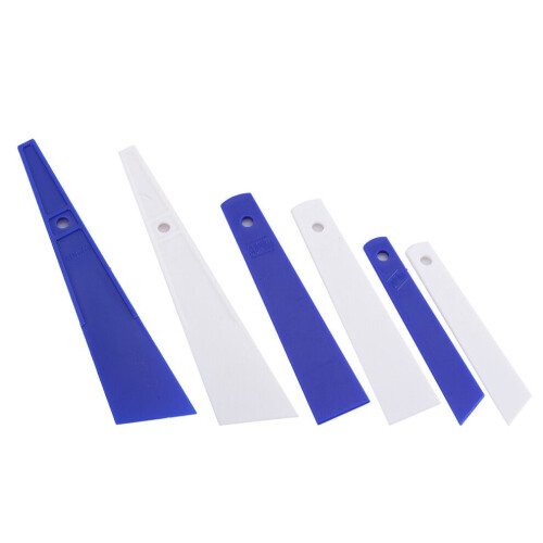 6Pcs Plastic Glue Tool Smear Glue Scraper Leather 2