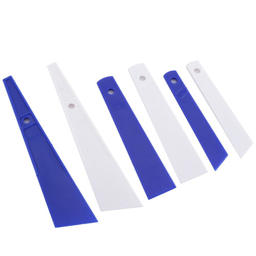 6Pcs Plastic Glue Tool Smear Glue Scraper Leather 1