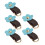 5Pcs Zipper Puller Heads Split Leather Flower 1