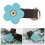5Pcs Zipper Puller Heads Split Leather Flower 5