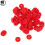 90Pcs Piano Ring Gaskets Soft Wool Small Red 1