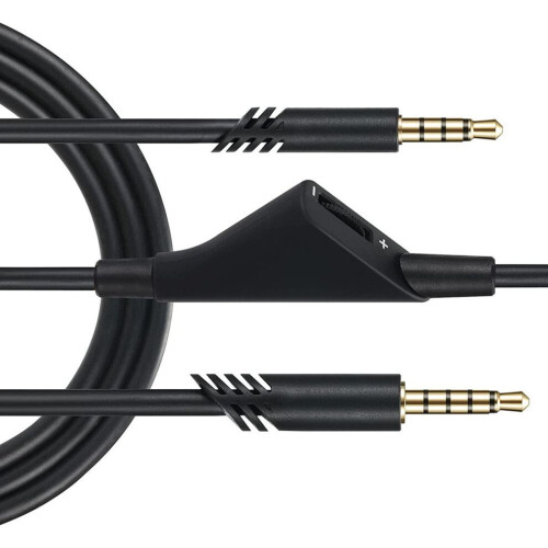 Ljudkabel för spelheadset, 2 meter justerbar 1