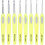 8Pcs Ergonomic Crochet Hooks Set Rubber Handle 1
