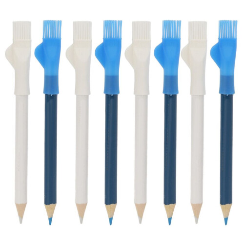 8Pcs Fabric Pencil Clear Lines Simple Style Wide