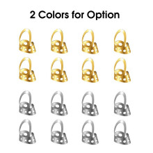 8 Pack Adjustable Finger Picks Plectrum with