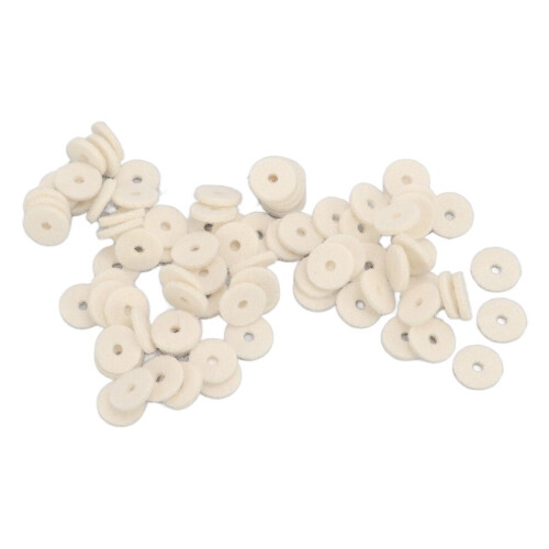 90Pcs Piano Felt Tuning Regulating Washer 2mm