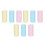 9 Pcs Mini Printing Paper Roll Different Colors 1