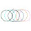 6 st/set färgglad normal spänningslegering nylon 3