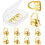 8 Pack Adjustable Finger Picks Plectrum with 2
