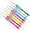 8pcs Colorful Crochet Hooks Sewing Needles 5