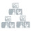 9pcs Christmas Stencils DIY Making Safe Cute 5