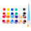Acrylfarben-Set mit 12 Farben, Acrylfarben 2 2