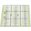 Acryl-Quilterlineal mit doppelt farbigen Rasterlinien 4