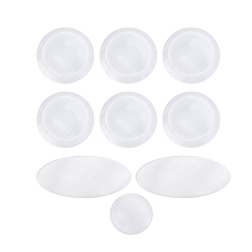 9Pcs/set Exquisite Sax Key Button Inlays for Alto