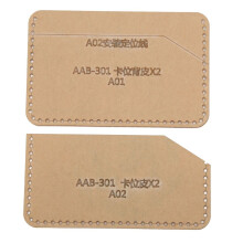 Acrylic Template DIY Hand Made Leather Card Holder