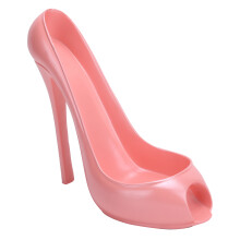 Eleganter Weinflaschenständer, stilvolles Weinregal, einzigartige Heimdekoration, Weinflaschenhalter im High-Heel-Stil aus Kunstharz, dekoratives